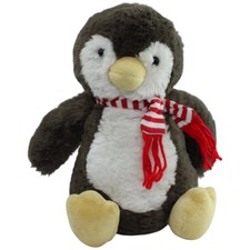 Teddy-Hermann Süßer Pinguin mit gestreiftem Schal Kuscheltier 23cm Gebraucht Pin