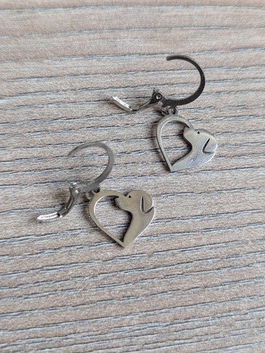 Clip ohrringe hund herz - /, herz"