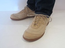 AIGLE MARIETAS P0661 [ GR. 37 ] DAMEN LEDER SNEAKER HALBSCHUHE BEIGE NEU