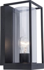 Lutec Außenwandleuchte Flair E27 anthrazit rechteckig  Wandleuchte