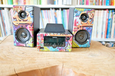 Lenco Stereoanlage MC-020 schwarz Kompaktanlage Bluetooth USB UKW 2 x 5 W