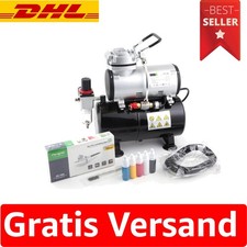 Vielseitiges Airbrush Starterset – Kompressor, Pistole und Zubehör inklusive