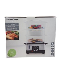 SILVERCREST Dampfgarer Reis Fleisch Gemüse Eierkocher 950Watt SDG 950 Neu
