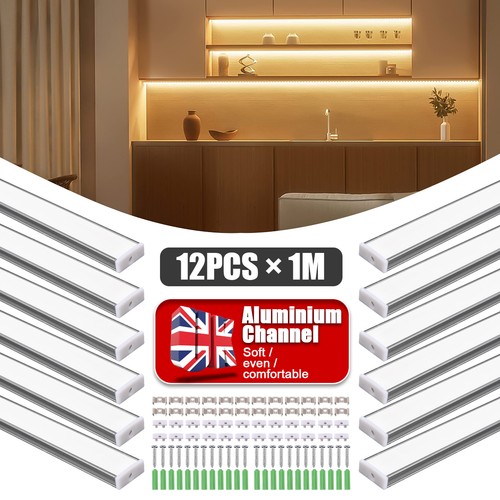 24x led aluprofil 1m - 12/24x,