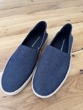 Original Tommy Hilfiger Espadrilles Blau 41 Unisex Neu & Ungetragen