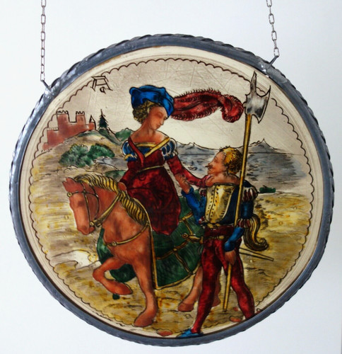 Rundes fensterbild - rundes,