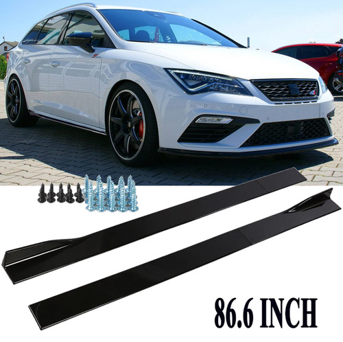 Glanz schwarz sideskirts - 86,6",