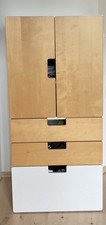 Ikea Stuva Kommode Türen Schubladen Buche Weiß Kinderzimmer Kleiderschrank