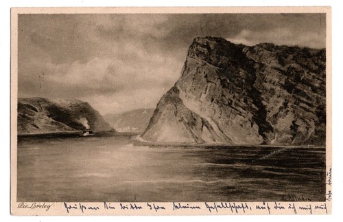 Die loreley rhein 1917 - ak,