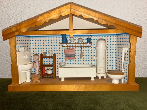 Puppenstube bad breit - 38, cm