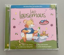 CD -  "Leo Lausemaus 7" - 4 Hörspiele für Kinder ab 3 Jahren - wie Neu