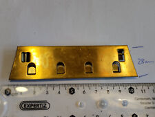 Ordensblech Große Ordensschnalle Messing für 4 Orden 28mm schräge Kante neu