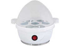 DESKI Eierkocher weiss für 7 Eier 380 Watt mit Zubehör Kocher Frühstücksei