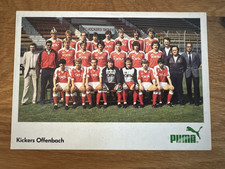 Mannschaftskarte Kickers Offenbach 1983/84 83-84 | MK Puma