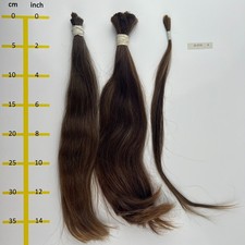 Europäisches Echthaar Rohhaare  grau mind.100 Gr 35-40cm - 3507254