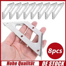 8 Stk Edelstahl Winkel