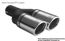 Ulter Sportauspuff Opel ASTRA H Fließheck 5-türig, GTC 2x70mm rund