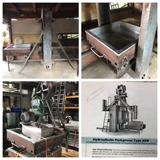 Alte Hydr. Packpresse Kleemann Typ: KKP 1951 Presse Weinpresse Obstpresse ANTIK