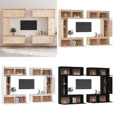 TV Schrank 6tlg. Massivholz Kiefer Wohnwand Schrankwand mehrere Auswahl DE
