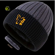 Fox Beanie Strick mit Fell