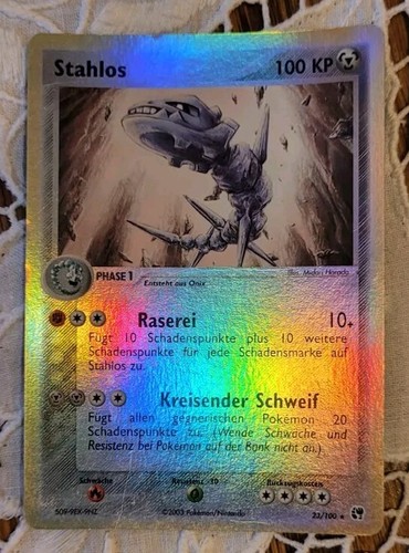 Pokemon stahlos reverse - pokemon, holo
