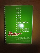 Ersatzteilliste Zetor Traktoren 