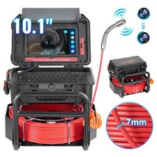 Kanalkamera 50m Rohrkamera Rohrinspektionskamera mit 10,1 Zoll Touchscreen