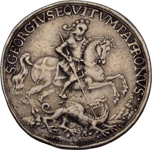 Medaille amulett sankt georg - amulett,