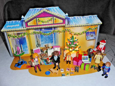 Playmobil 5496 Weihnachten zuhause mit Diorama und Extras, Baum brennt
