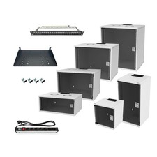 ARLI Netzwerkschrank Serverschrank 10" / 19 " Wandgehäuse Rack Server Schrank