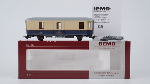 Bemo h0m 3236 142 - bemo, gepäckwagen