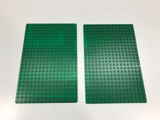 2x LEGO Bauplatte 24x16 Baseplate Grundplatte Dünn Grün 2 Stück Set