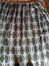 70er Jahre Vorhang Stoff Grün