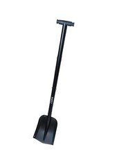 COFIT Schneeschaufel aus Aluminiumlegierung, 110cm Einziehbare Schaufel Schwarz