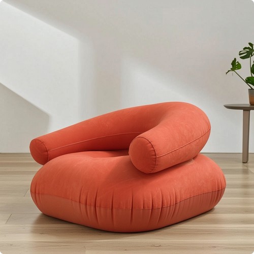Aufblasbares sofa beflockt - aufblasbares,