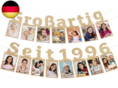Geburtstag deko foto banner - 30,