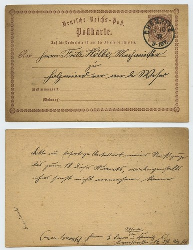 121385 ganzsache 1 - -,