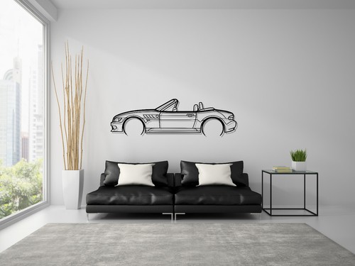 Bmw wandkunst aus metall - bmw, z3