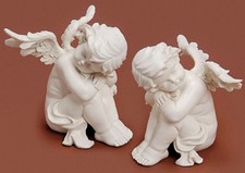 Dekofigur Engel sitzend