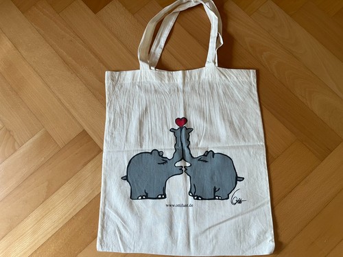 Stofftasche ottifanten - stofftasche,