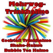 Mehrweg Trinkhalme Shakehalme