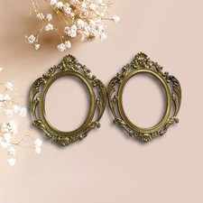 2 Vintage Rahmen im Barock-/Stile, Messingfarben, Dekoration