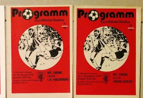 Hfc chemie halle programmhefte - hfc,