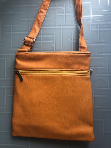 Tasche crossbody vegan - vegan, orange