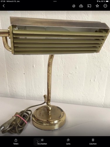 Vintage schreibtischlampe - vintage,