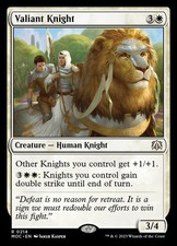 x1 Valiant Knight R MTG