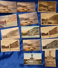 Bingen Mäuseturm ,Ehrenfels,Niederwald Denkmal,Rhein 14 antik Ansichtskarten