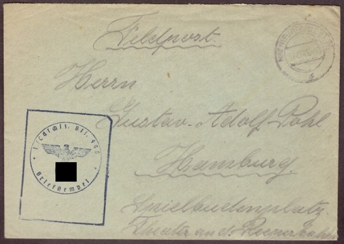 Feldpostbrief 1941 nach