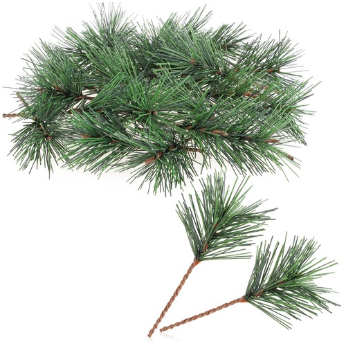 25x dekozweig tannennadeln - tannennadeln,