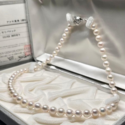 Akoya perlenkette 5 - perlenkette, mm